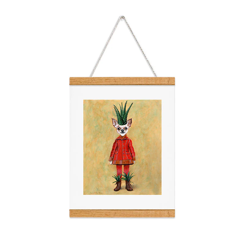Coco de Paris Chihuahua Cactus Art Print - Image 28