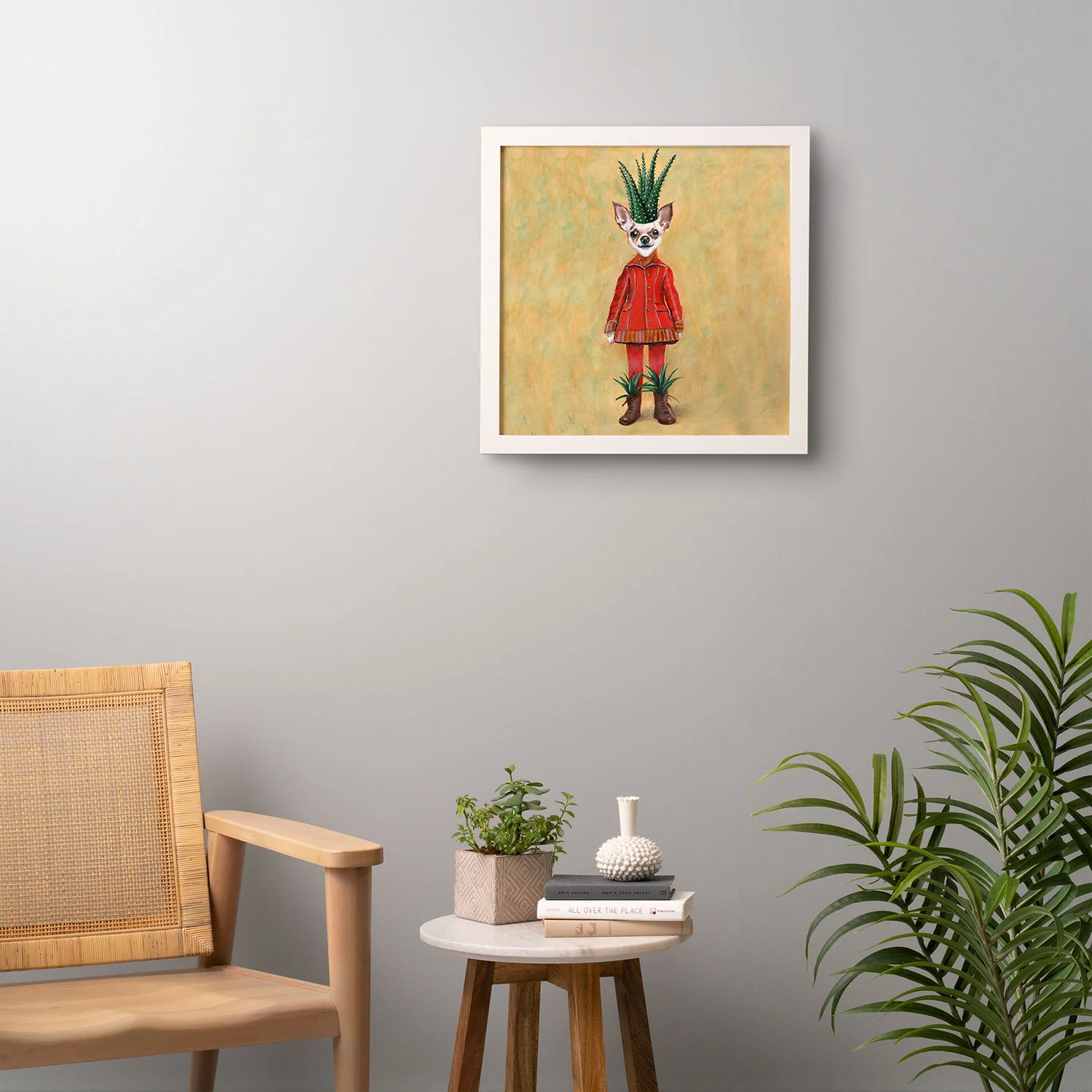 Coco de Paris Chihuahua Cactus Framed Wall Art - Image 16