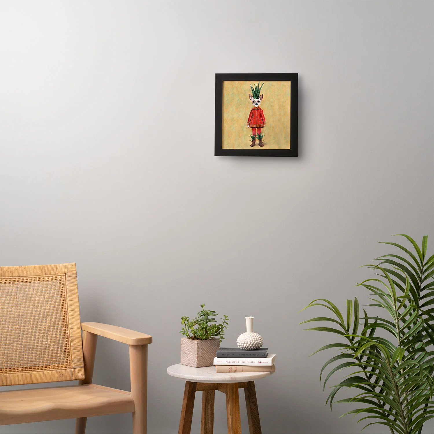Coco de Paris Chihuahua Cactus Framed Wall Art - Image 8