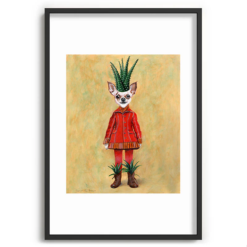 Coco de Paris Chihuahua Cactus Recessed Framing Rectangle - Image 25