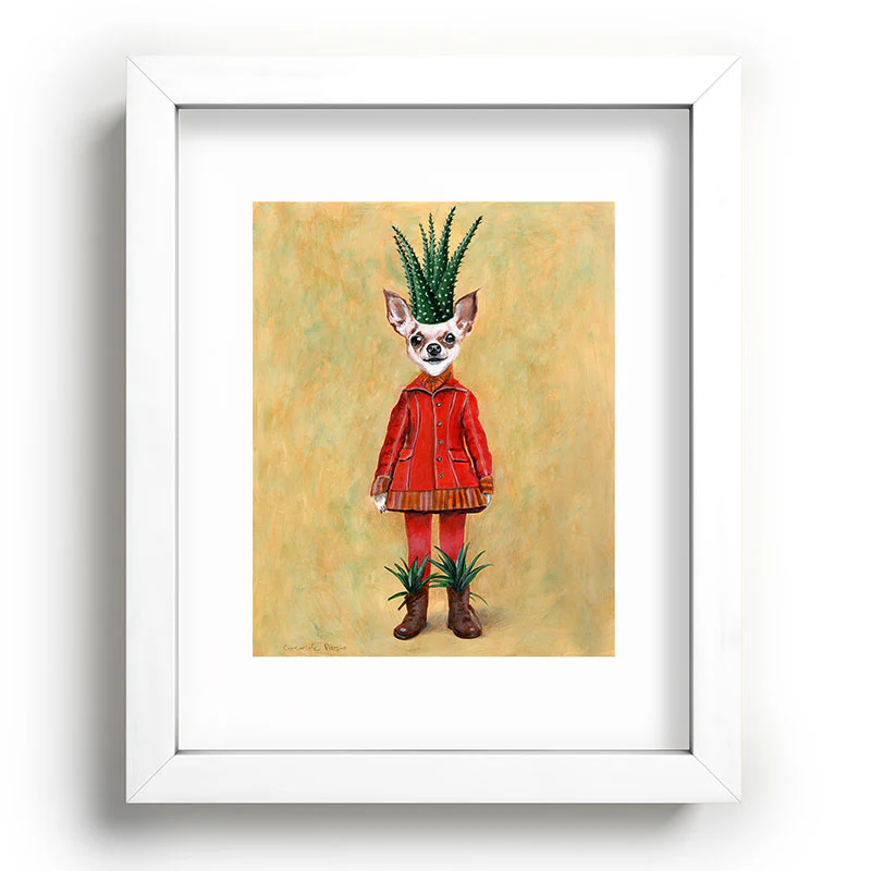 Coco de Paris Chihuahua Cactus Recessed Framing Rectangle - Image 3