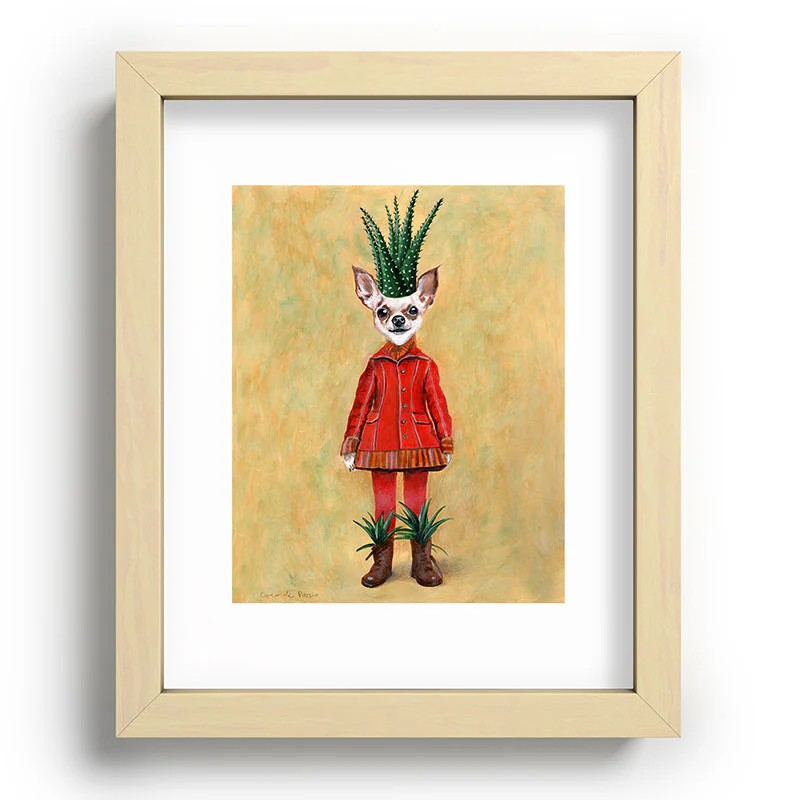 Coco de Paris Chihuahua Cactus Recessed Framing Rectangle - Image 5