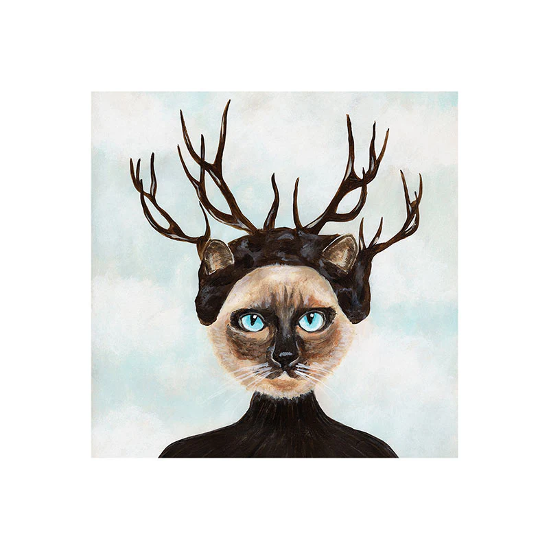 Coco de Paris Deer Cat Art Print - Image 19