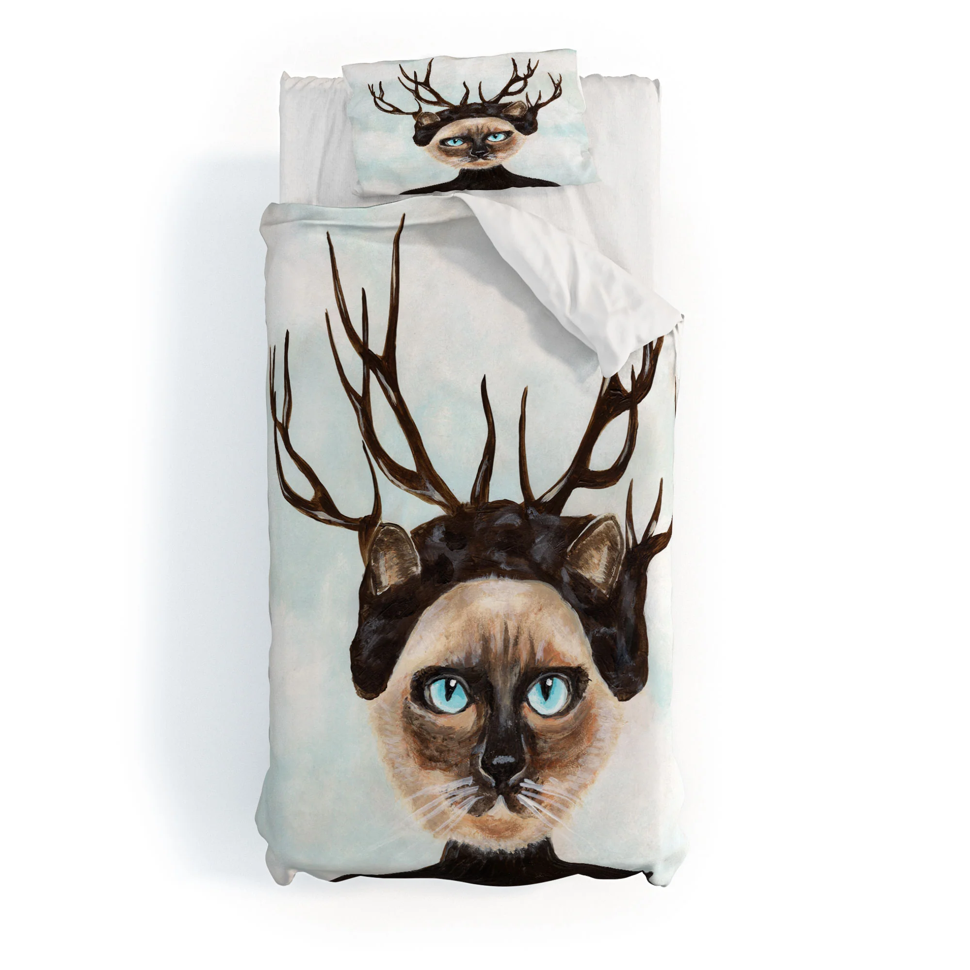 Coco de Paris Deer Cat Duvet Cover - Image 45
