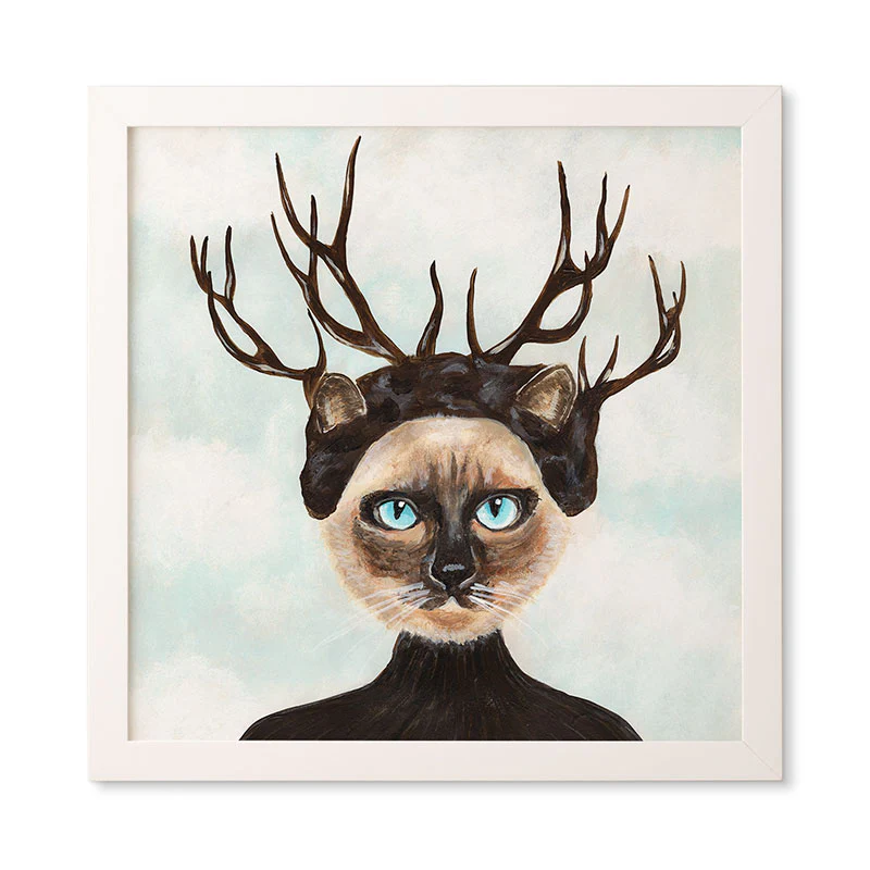 Coco de Paris Deer Cat Framed Wall Art - Image 15