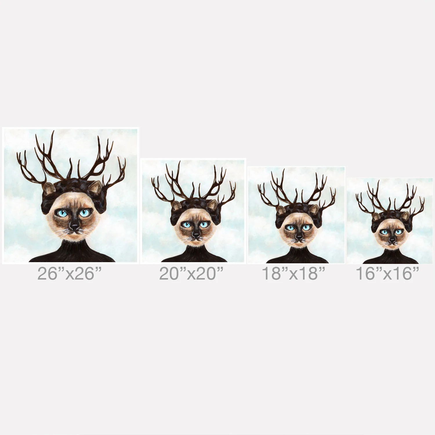 Coco de Paris Deer Cat Throw Pillow - Image 5