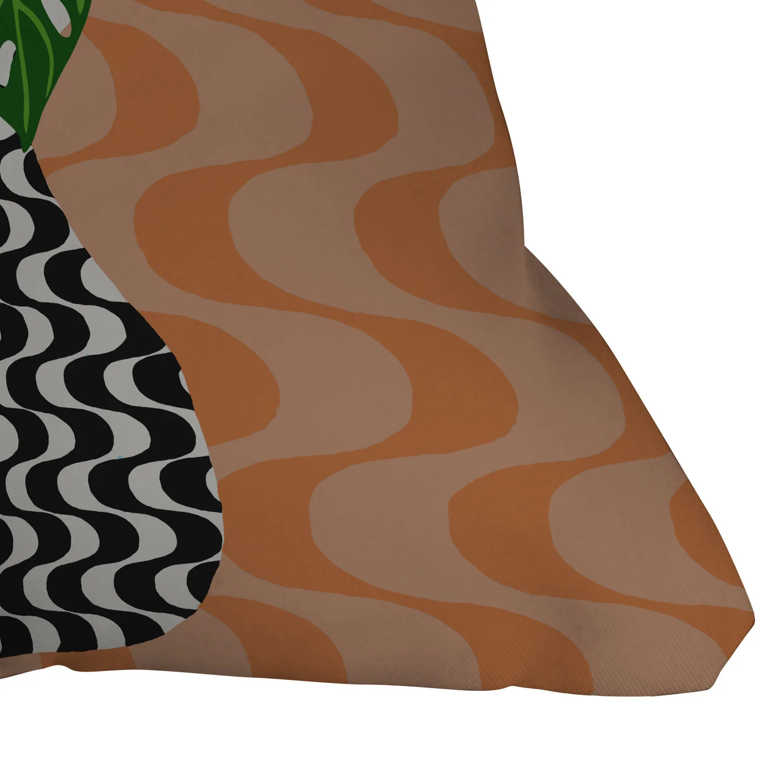 Coco de Paris Green plant retro style 4 Outdoor Throw Pillow - Image 10