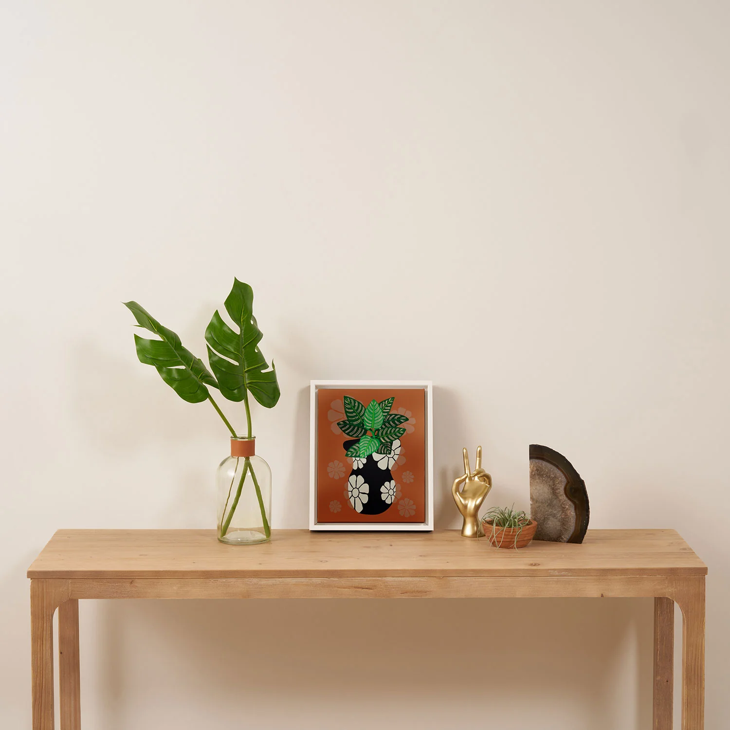 Coco de Paris Green plant retro style 8 Art Canvas - Image 19