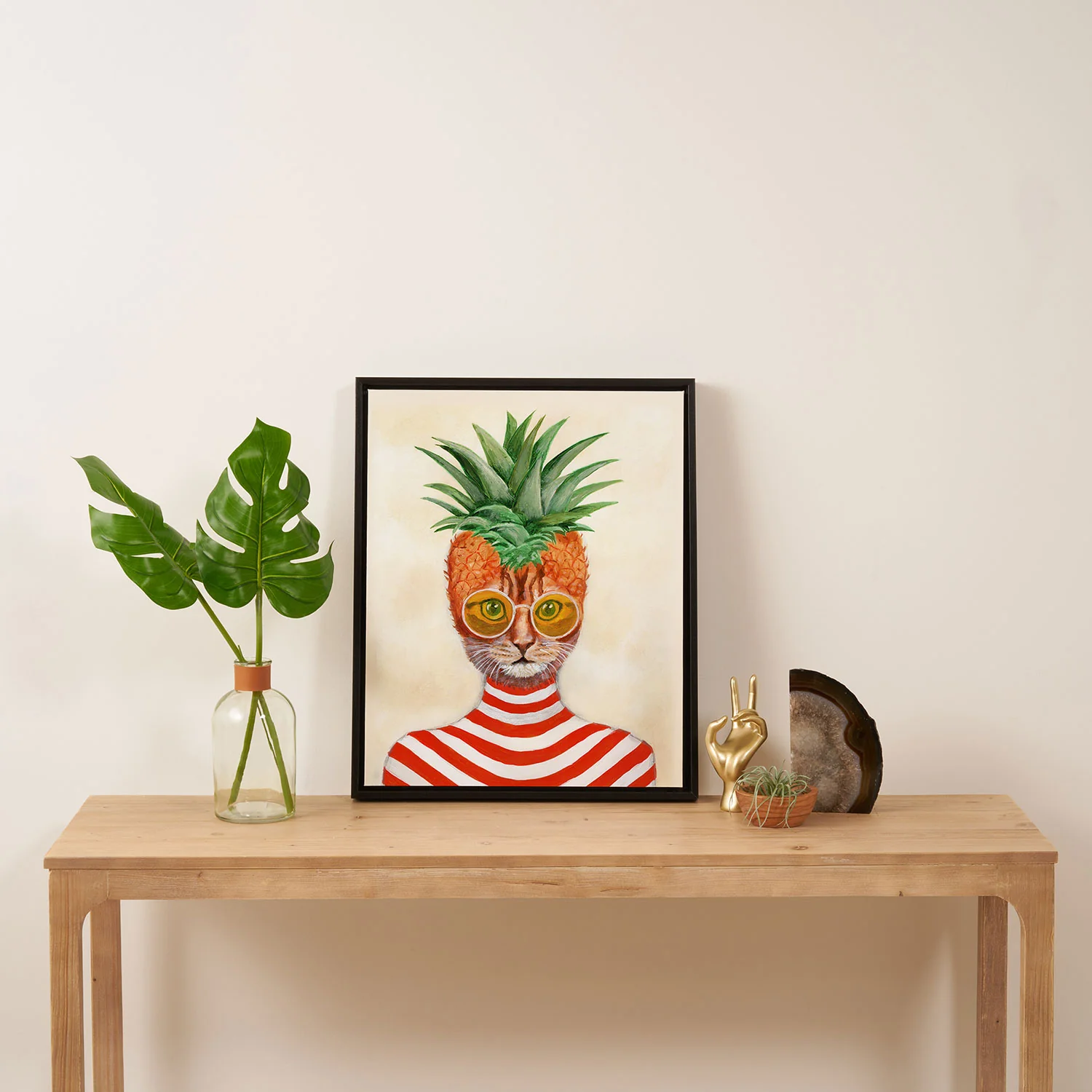 Coco de Paris Pineapple Cat Art Canvas - Image 12