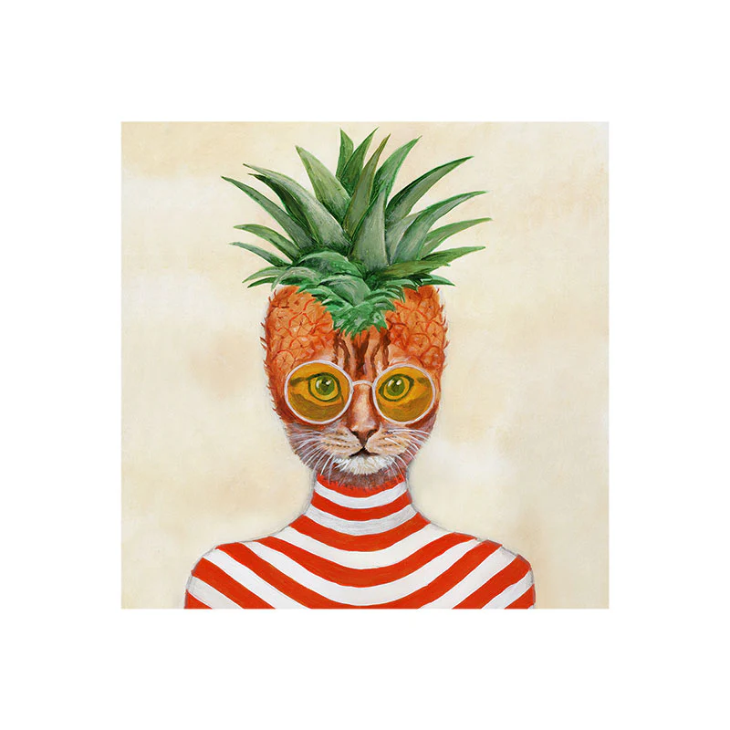 Coco de Paris Pineapple Cat Art Print - Image 19