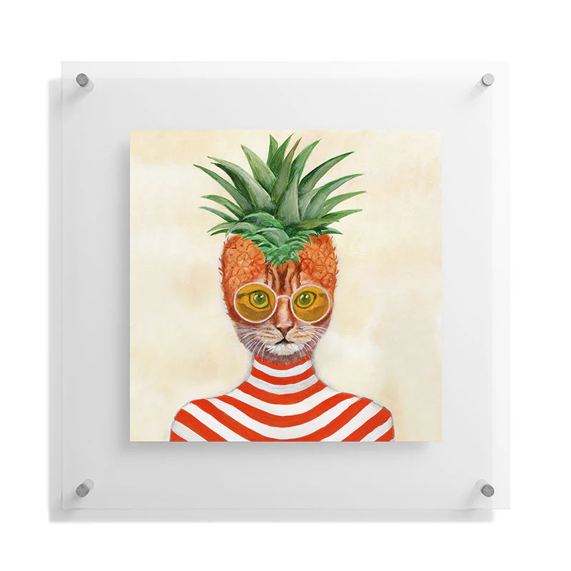 Coco de Paris Pineapple Cat Floating Acrylic Print - Image 27