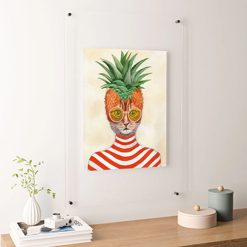 Coco de Paris Pineapple Cat Floating Acrylic Print - Image 36