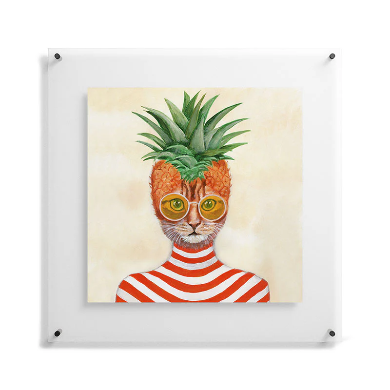 Coco de Paris Pineapple Cat Floating Acrylic Print - Image 41