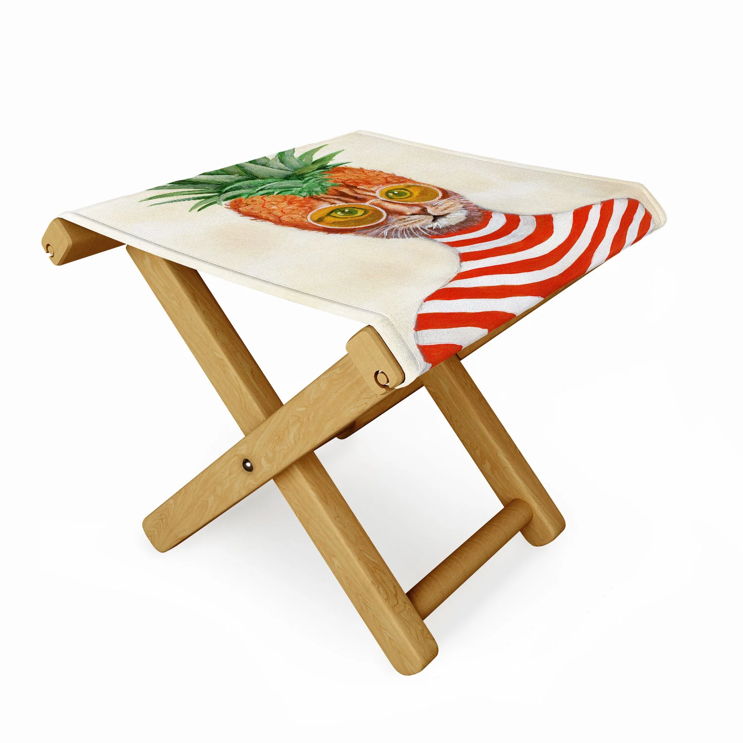 Coco de Paris Pineapple Cat Folding Stool - Image 2