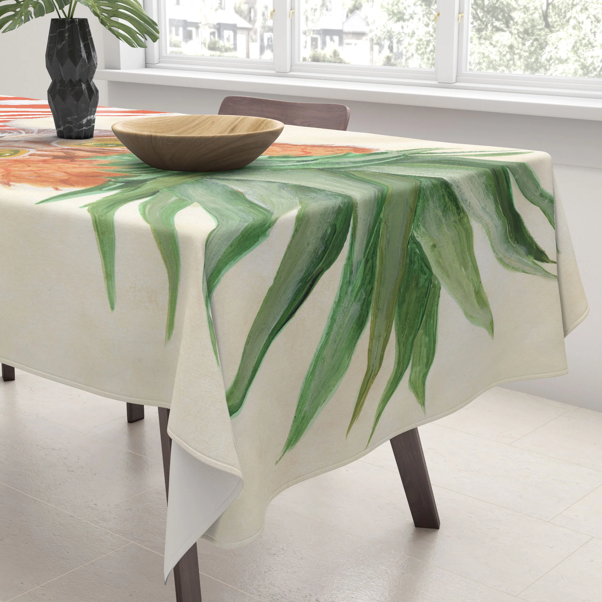 Coco de Paris Pineapple Cat Tablecloth - Image 3