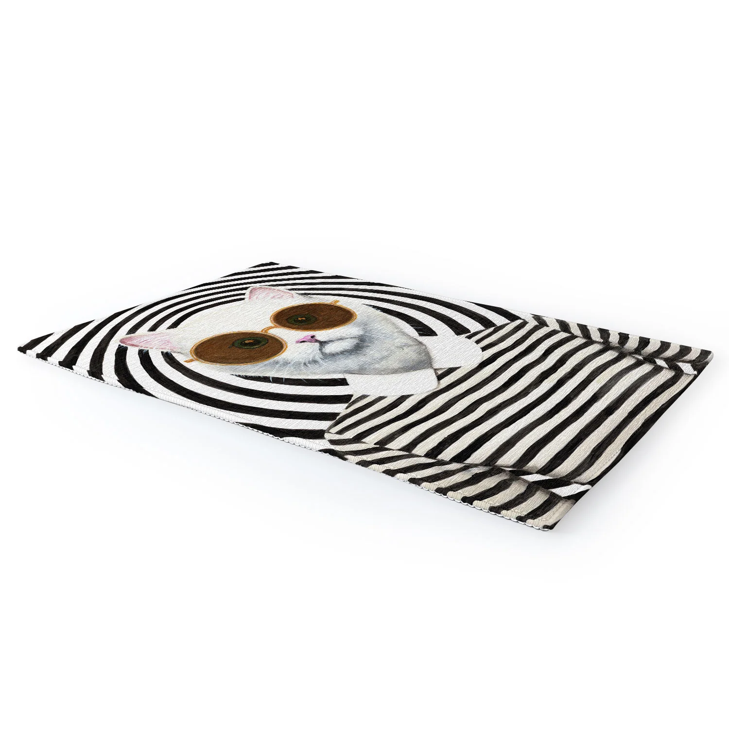 Coco de Paris Stripy Cat Area Rug - Image 5