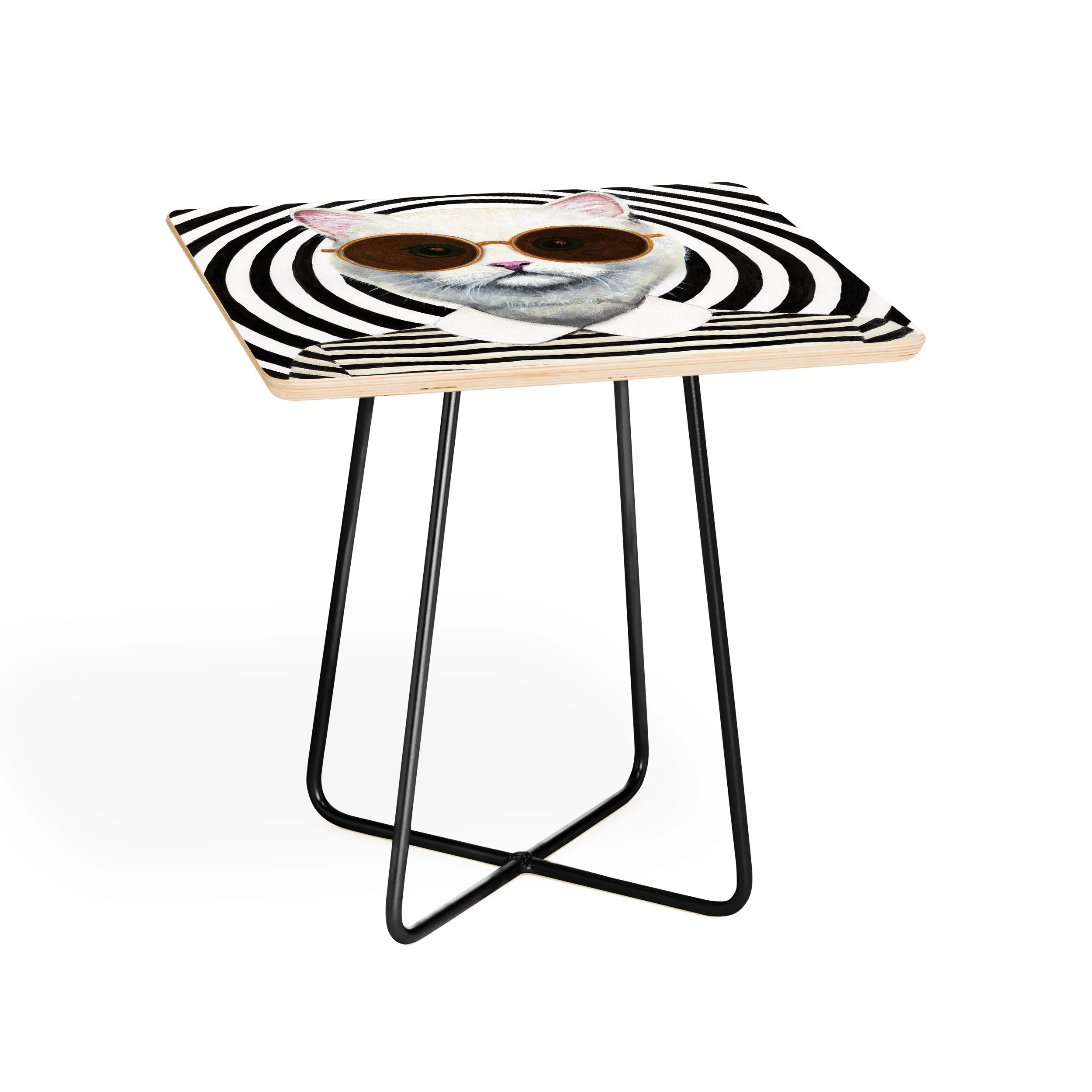 Coco de Paris Stripy Cat Side Table - Image 2