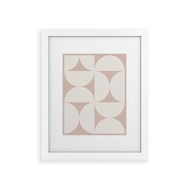 Colour Poems Bold Minimalism CIV Framed Art Print - Image 13