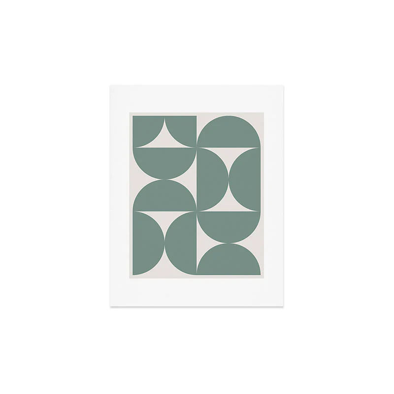 Colour Poems Bold Minimalism CXI Art Print - Image 4