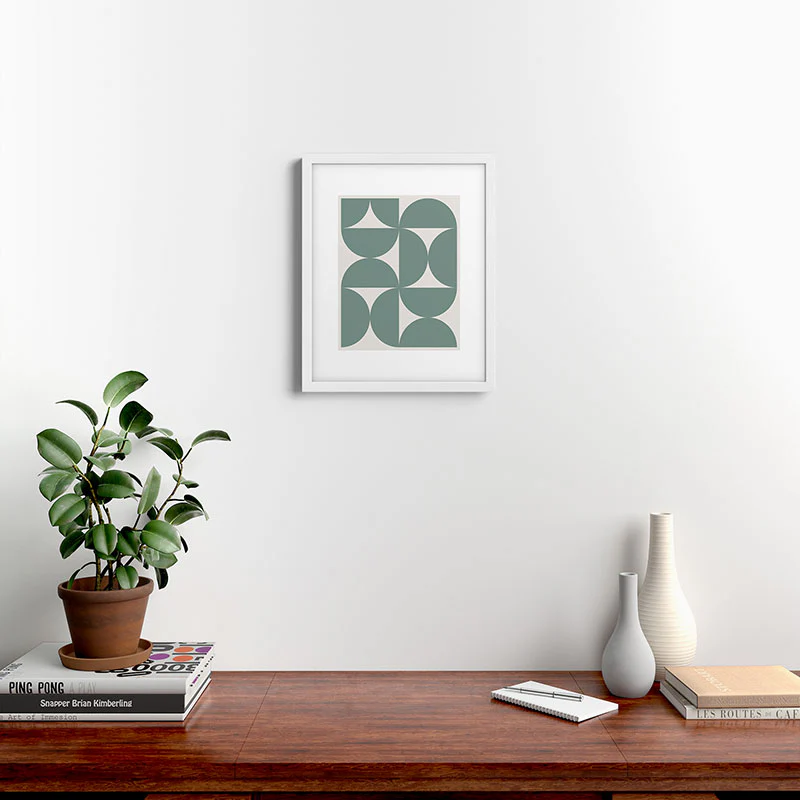 Colour Poems Bold Minimalism CXI Framed Art Print - Image 44