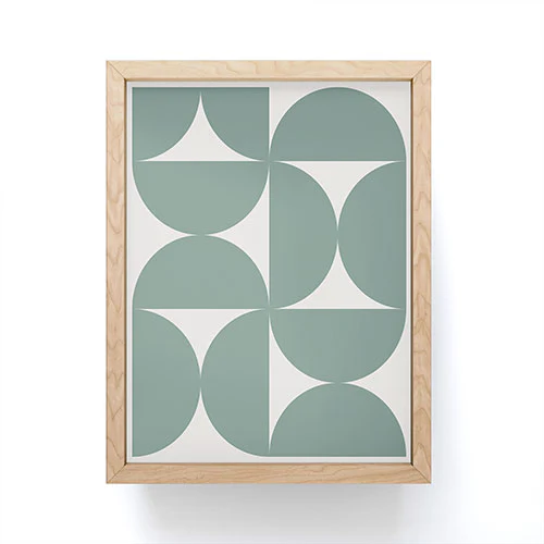 Colour Poems Bold Minimalism CXI Framed Mini Art Print - Image 4
