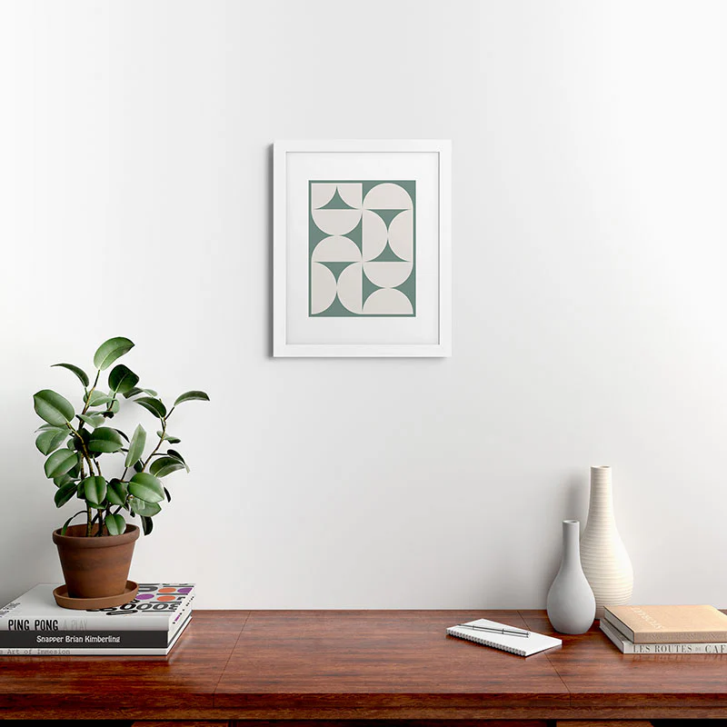 Colour Poems Bold Minimalism CXII Framed Art Print - Image 20