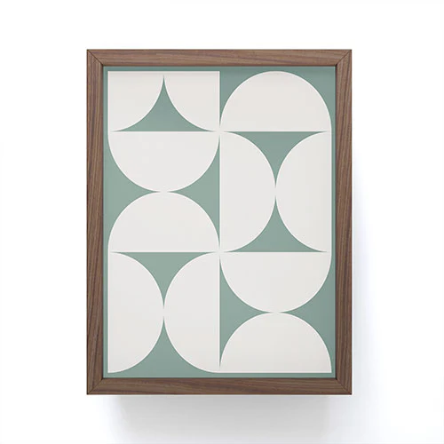 Colour Poems Bold Minimalism CXII Framed Mini Art Print - Image 3
