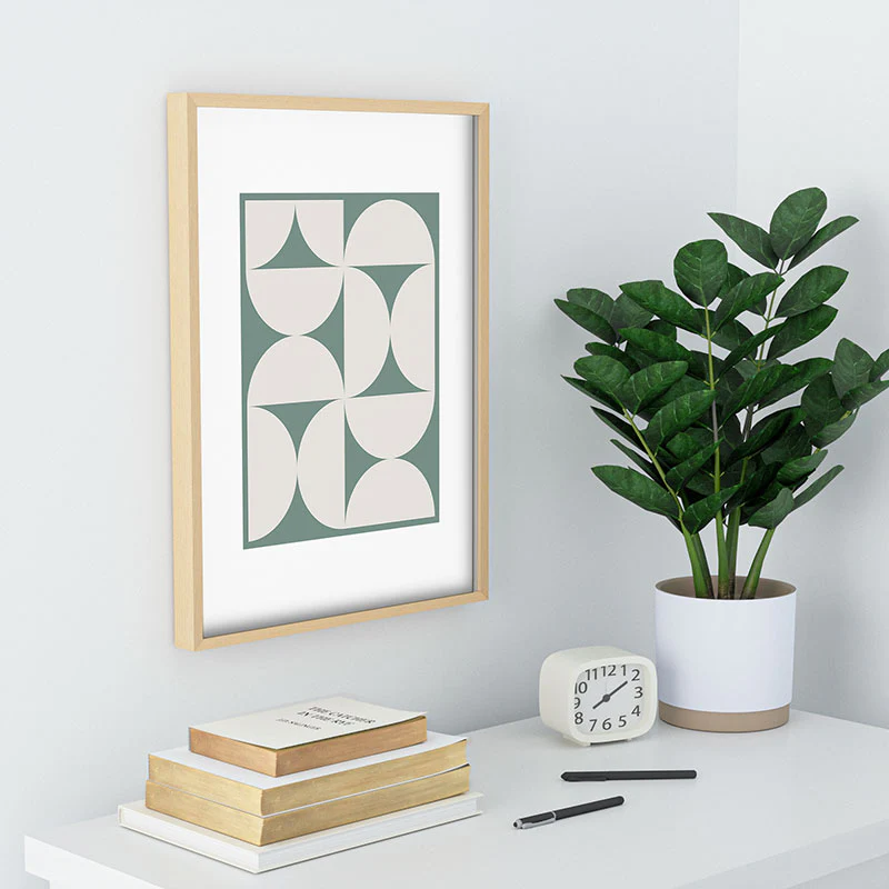 Colour Poems Bold Minimalism CXII Recessed Framing Rectangle - Image 22
