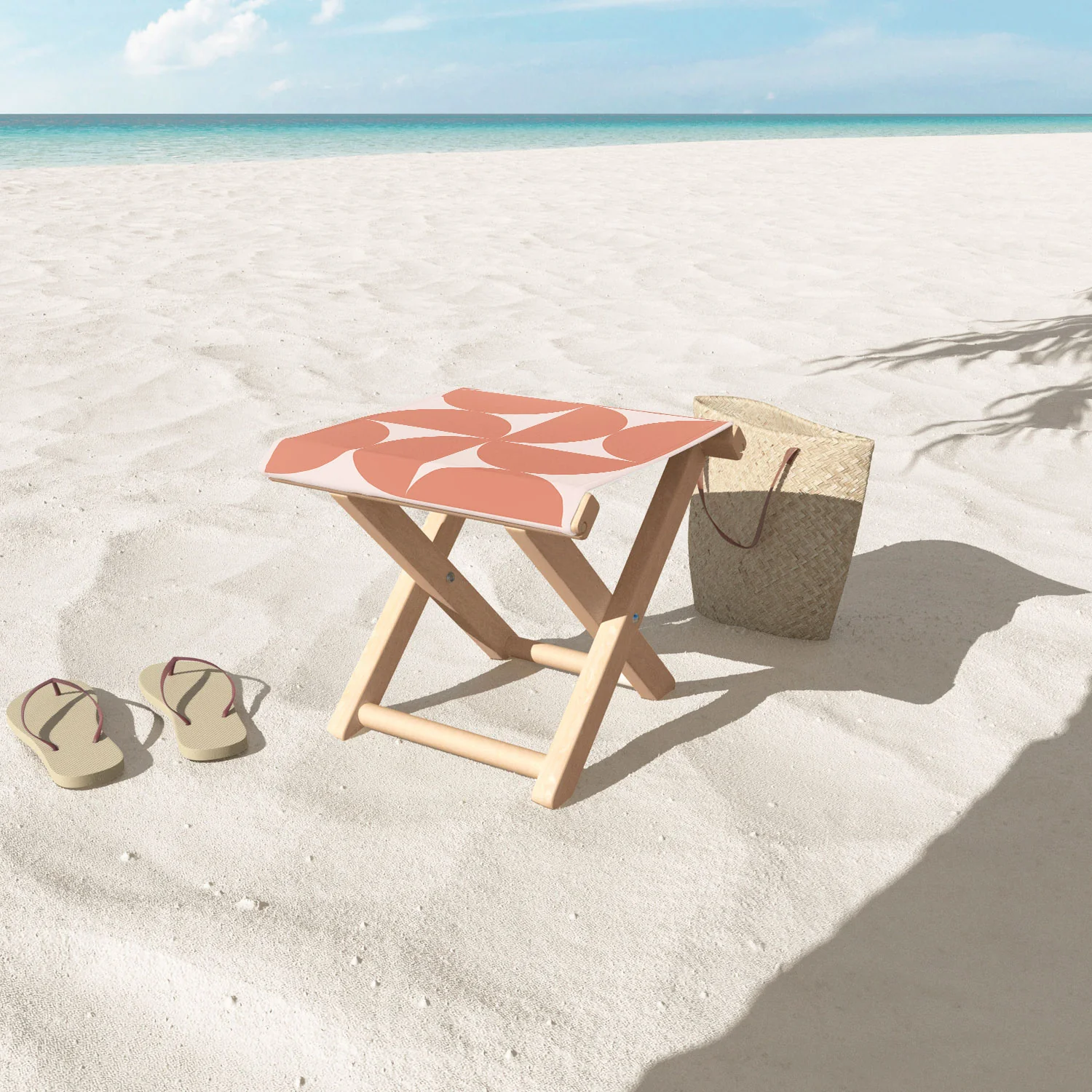 Colour Poems Bold Minimalism CXXI Folding Stool - Image 3