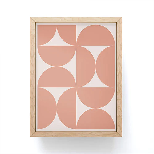 Colour Poems Bold Minimalism CXXI Framed Mini Art Print - Image 4