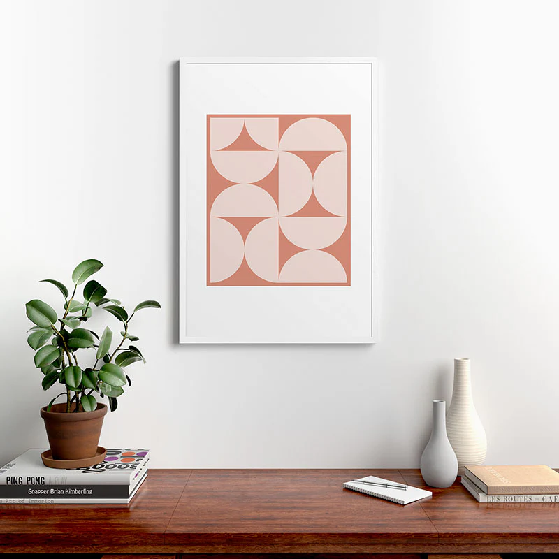 Colour Poems Bold Minimalism CXXII Framed Art Print - Image 48