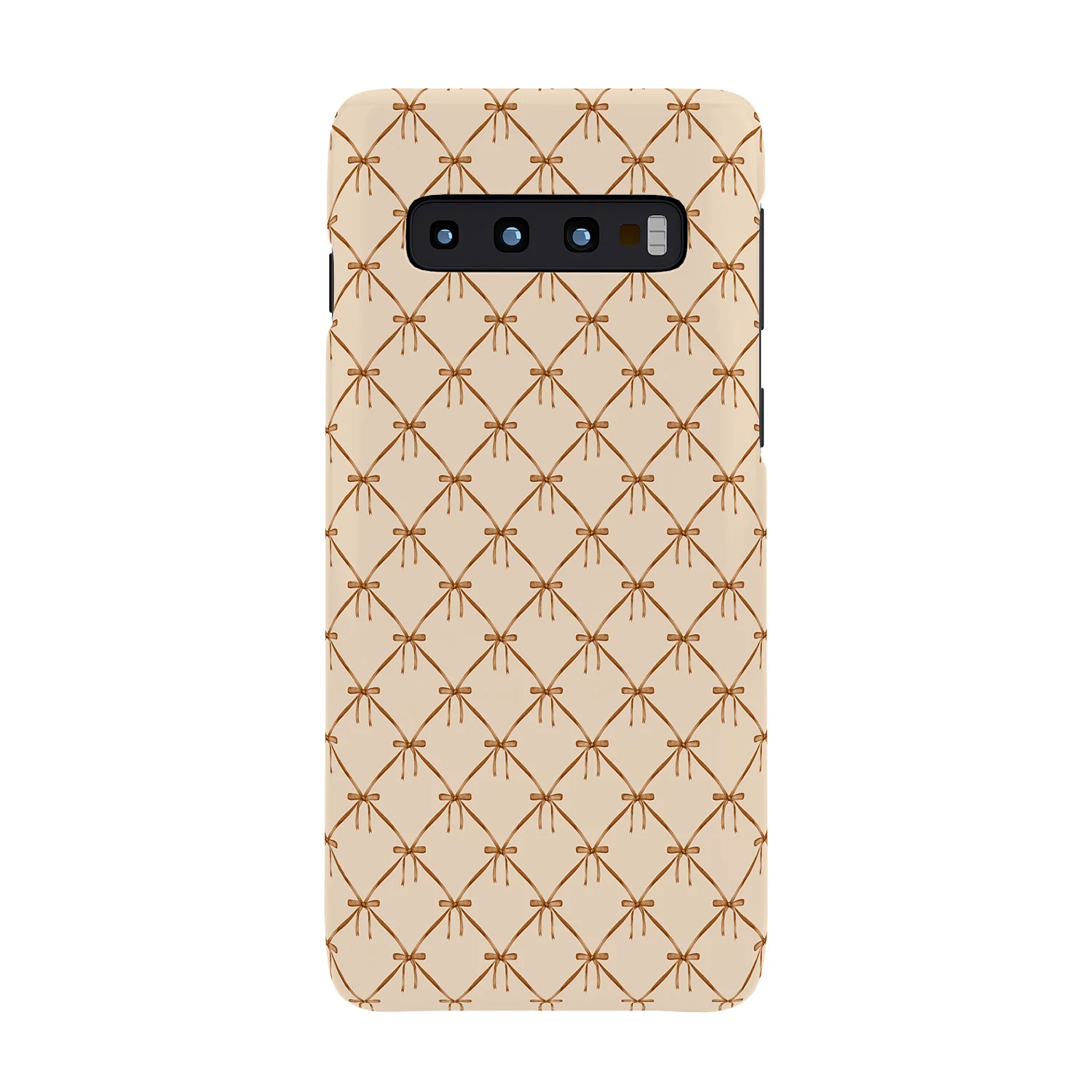 Colour Poems Bows and Ribbons Beige Phone Case - Image 17