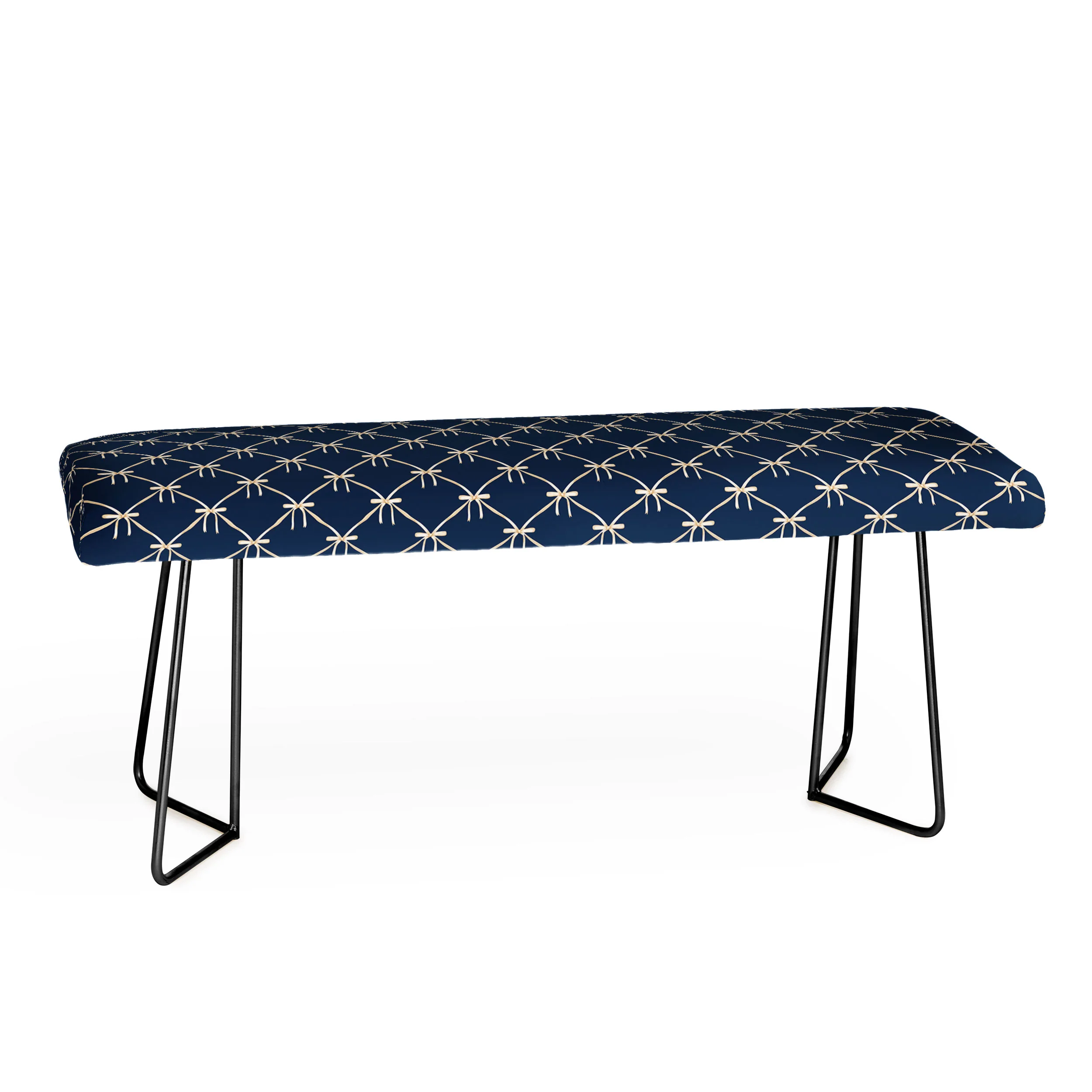 Colour Poems Bows and Ribbons Blue Bench - Image 2