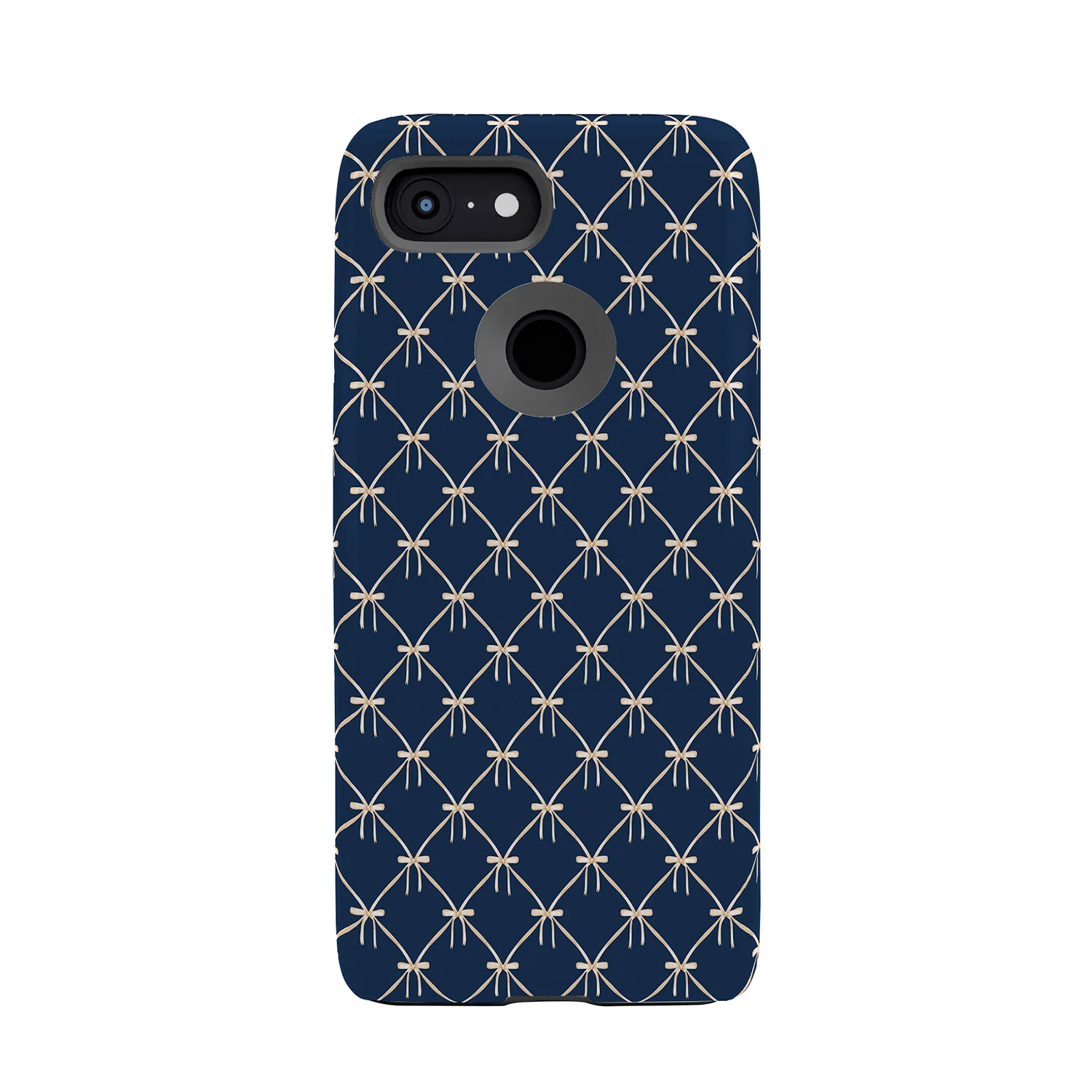 Colour Poems Bows and Ribbons Blue Phone Case - Image 38