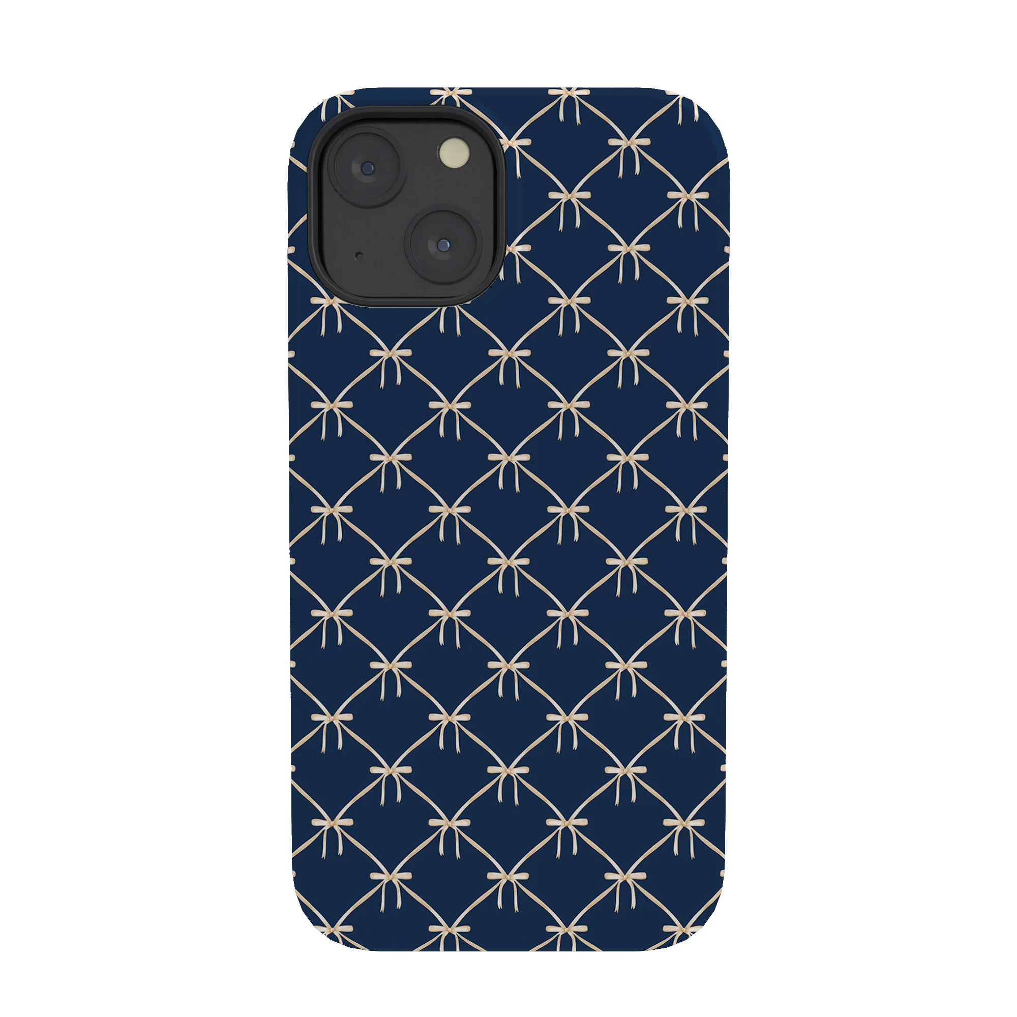 Colour Poems Bows and Ribbons Blue Phone Case - Image 43