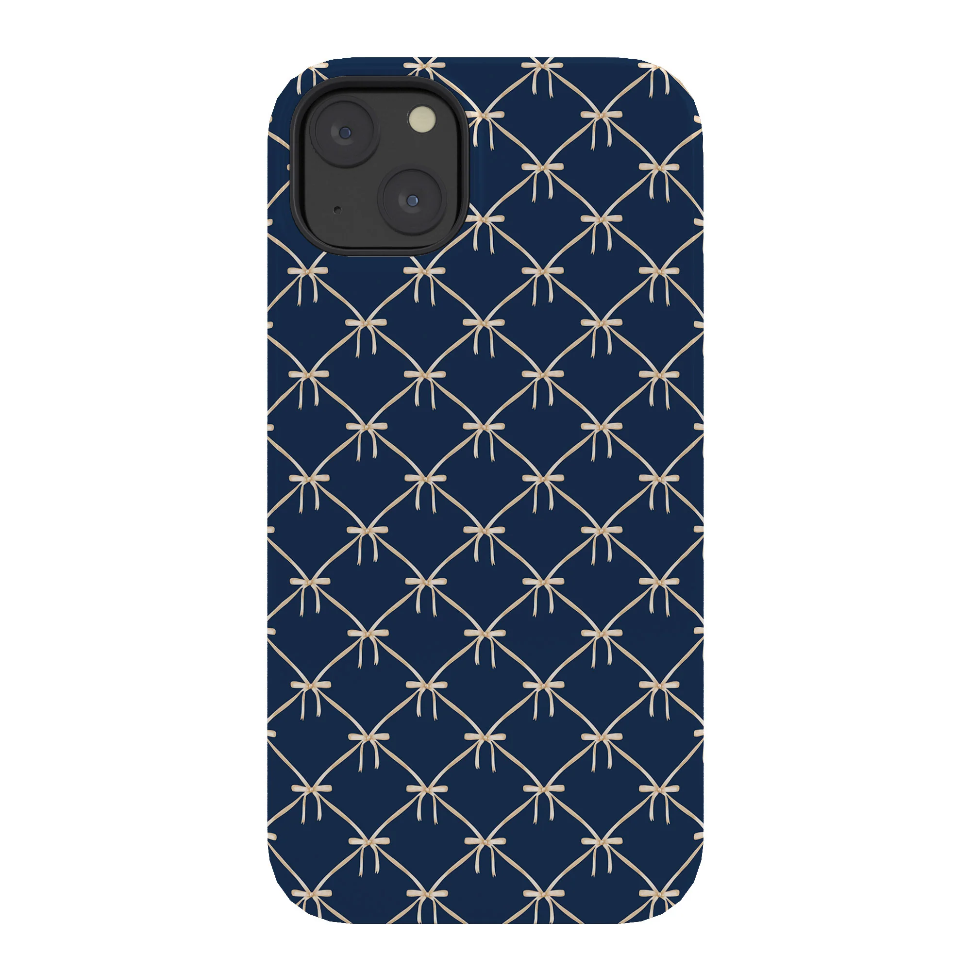 Colour Poems Bows and Ribbons Blue Phone Case - Image 44