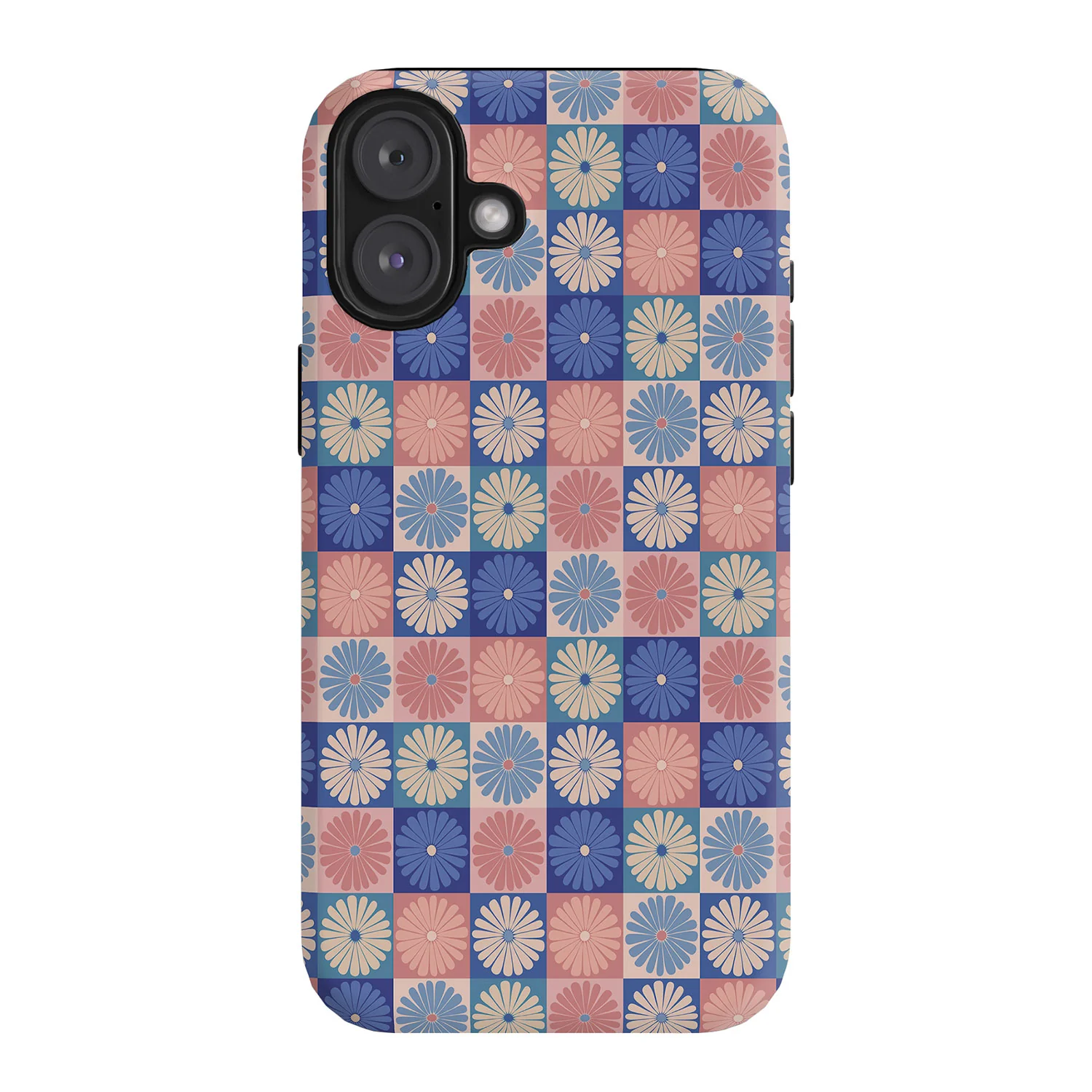 Colour Poems Checker Daisies II Blue Pink Phone Case - Image 61