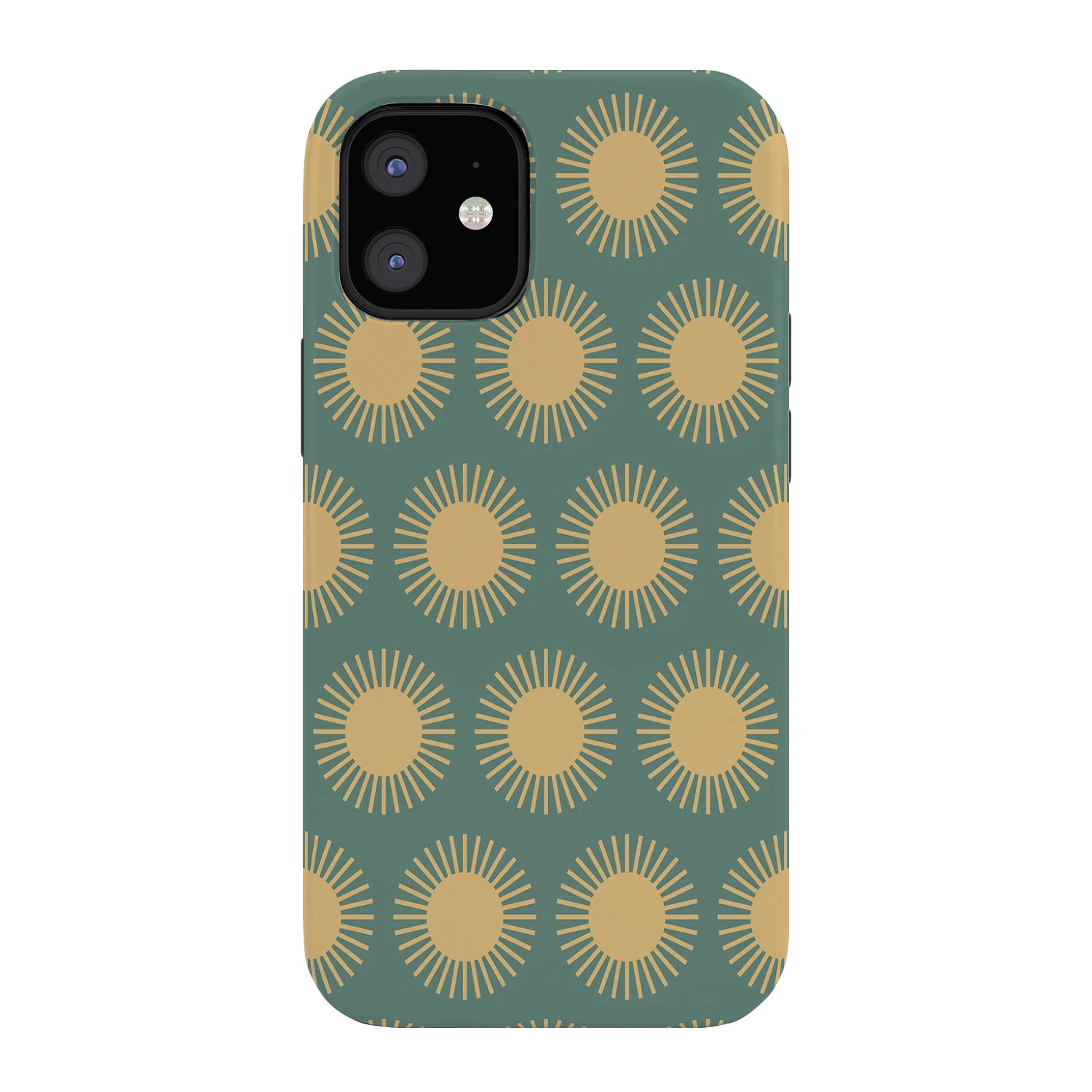 Colour Poems Cheerful Sun Pattern Sage Phone Case - Image 25