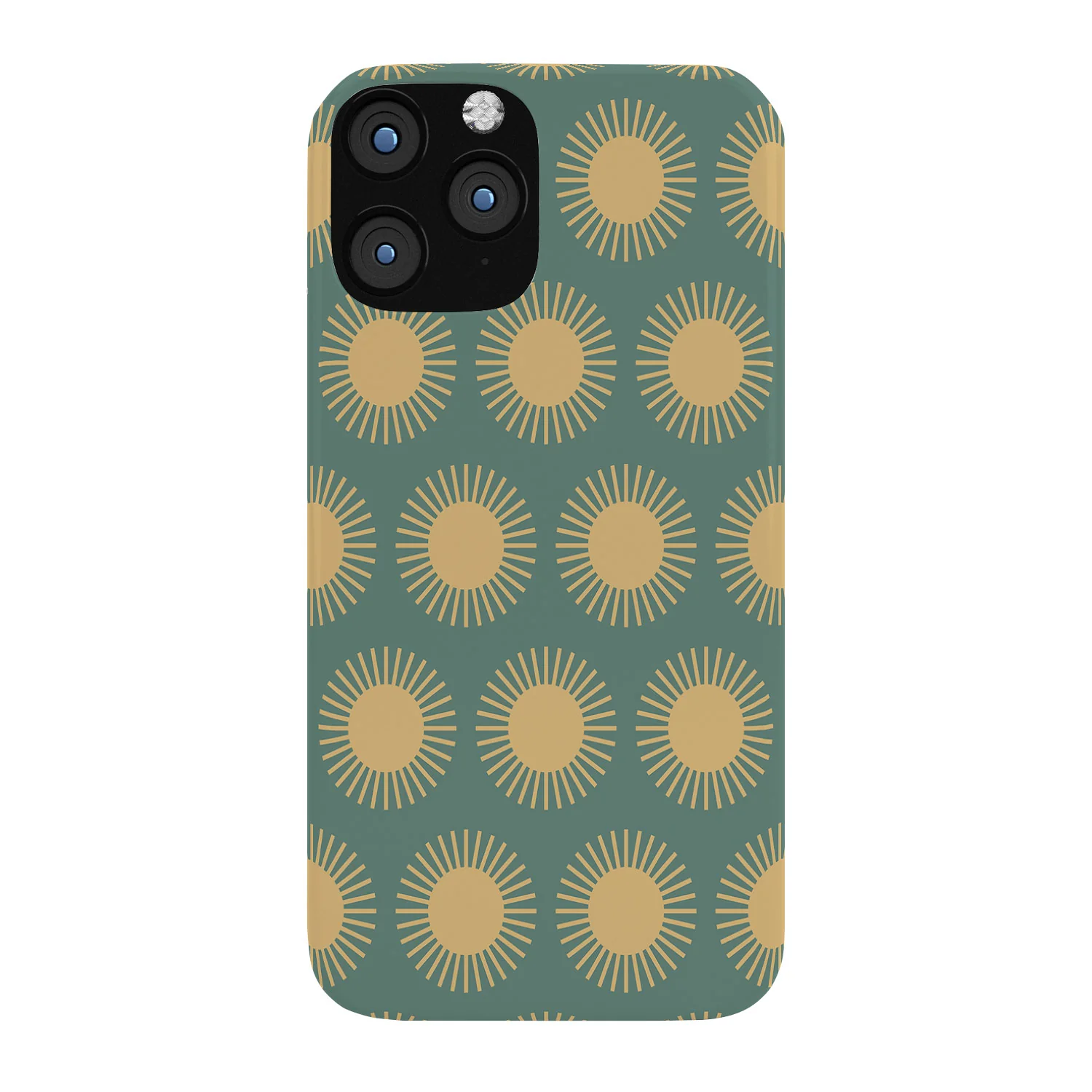 Colour Poems Cheerful Sun Pattern Sage Phone Case - Image 7