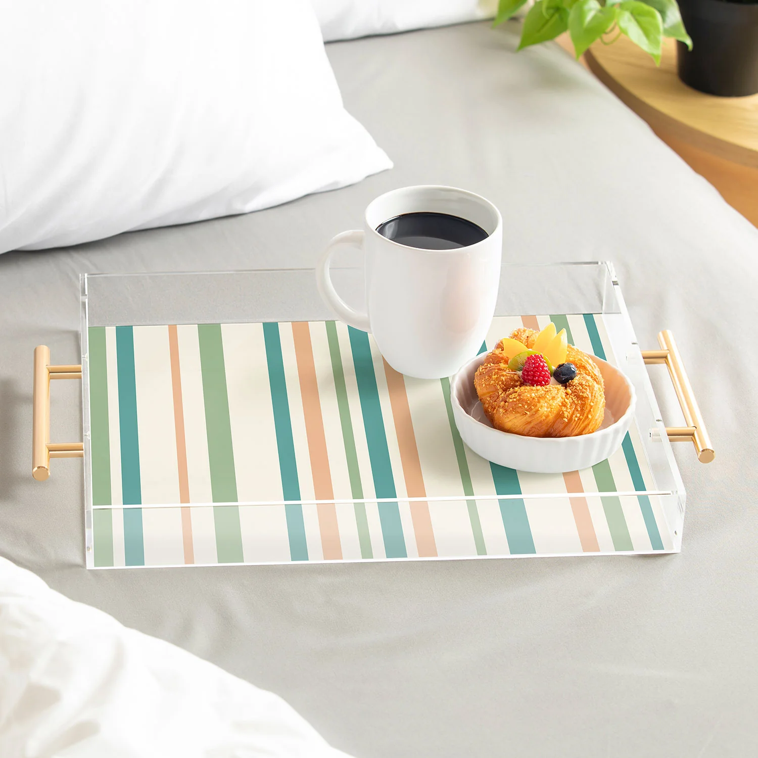 Colour Poems Classic Minimal Stripes II Acrylic Tray - Image 10