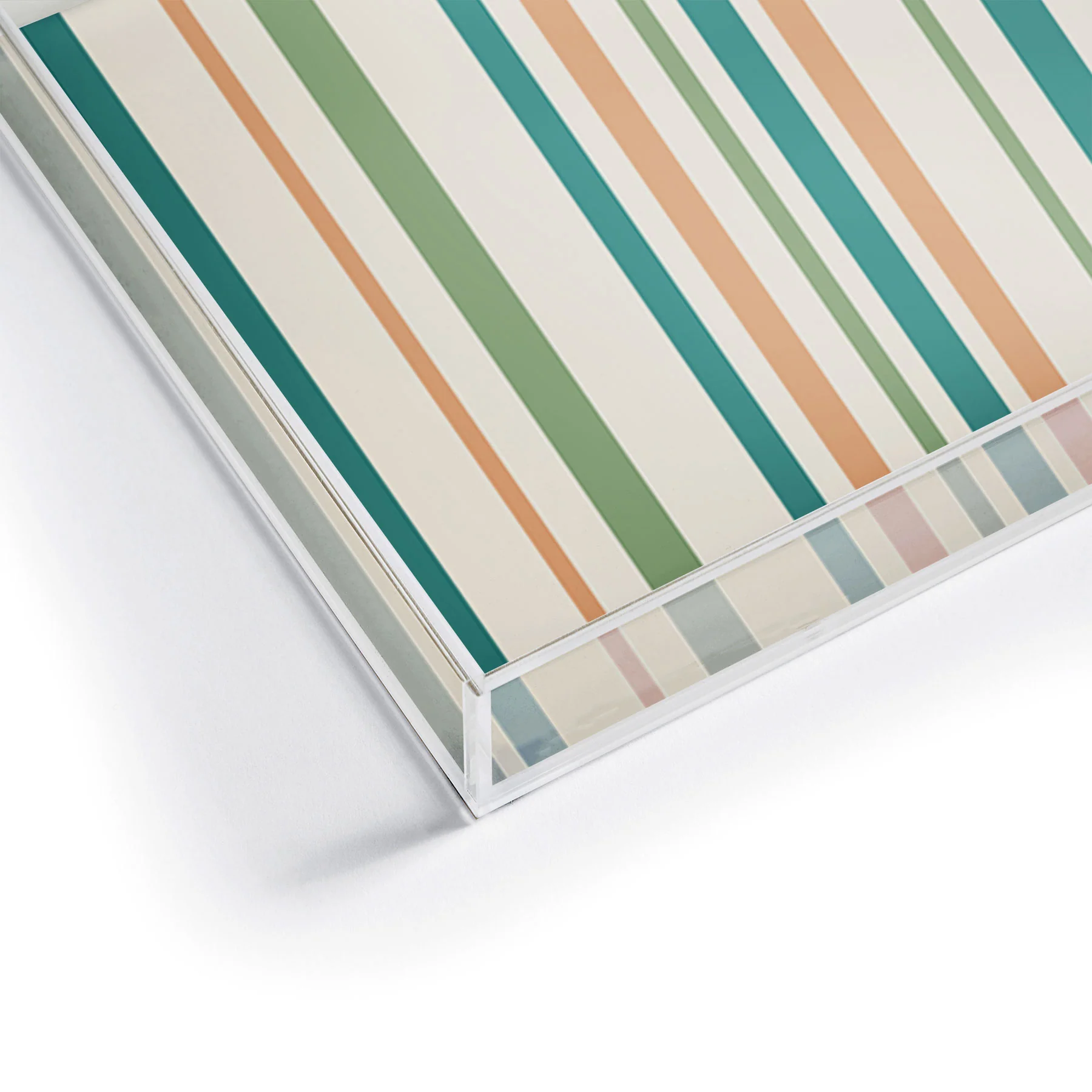 Colour Poems Classic Minimal Stripes II Acrylic Tray - Image 9