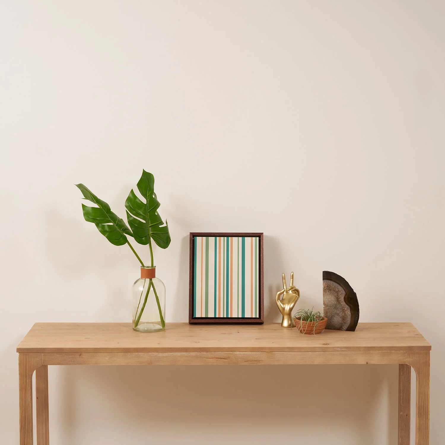 Colour Poems Classic Minimal Stripes II Art Canvas - Image 27