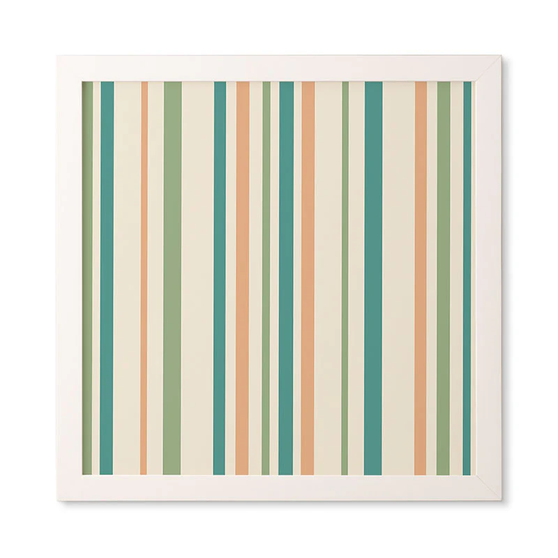 Colour Poems Classic Minimal Stripes II Framed Wall Art - Image 15