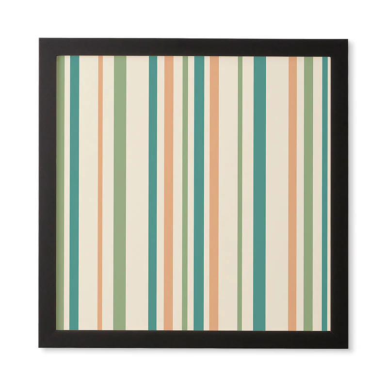 Colour Poems Classic Minimal Stripes II Framed Wall Art - Image 9