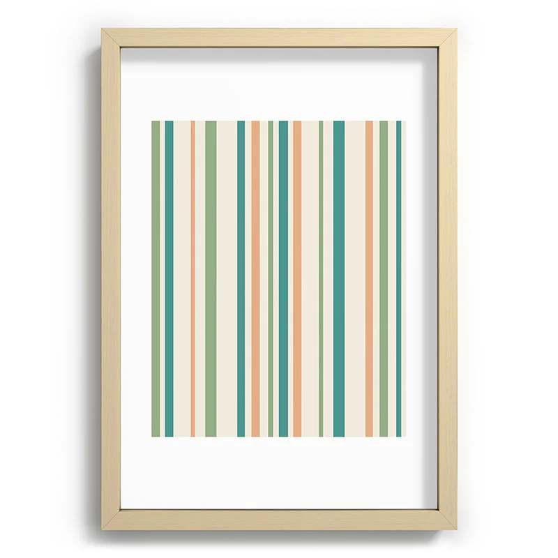 Colour Poems Classic Minimal Stripes II Recessed Framing Rectangle - Image 13