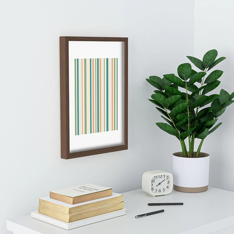 Colour Poems Classic Minimal Stripes II Recessed Framing Rectangle - Image 16