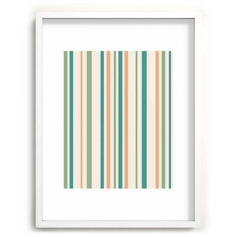 Colour Poems Classic Minimal Stripes II Recessed Framing Rectangle - Image 19