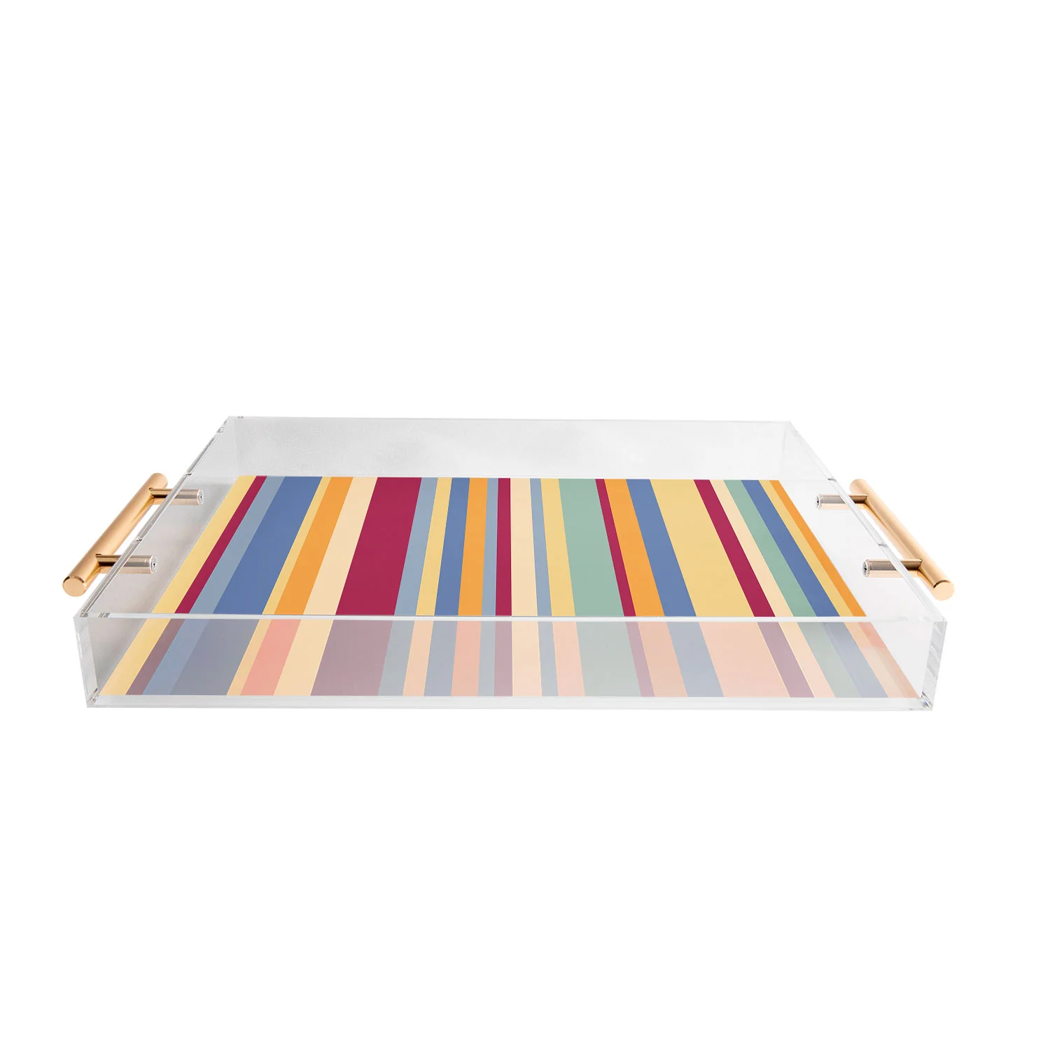 Colour Poems Classic Retro Stripes I Acrylic Tray - Image 4