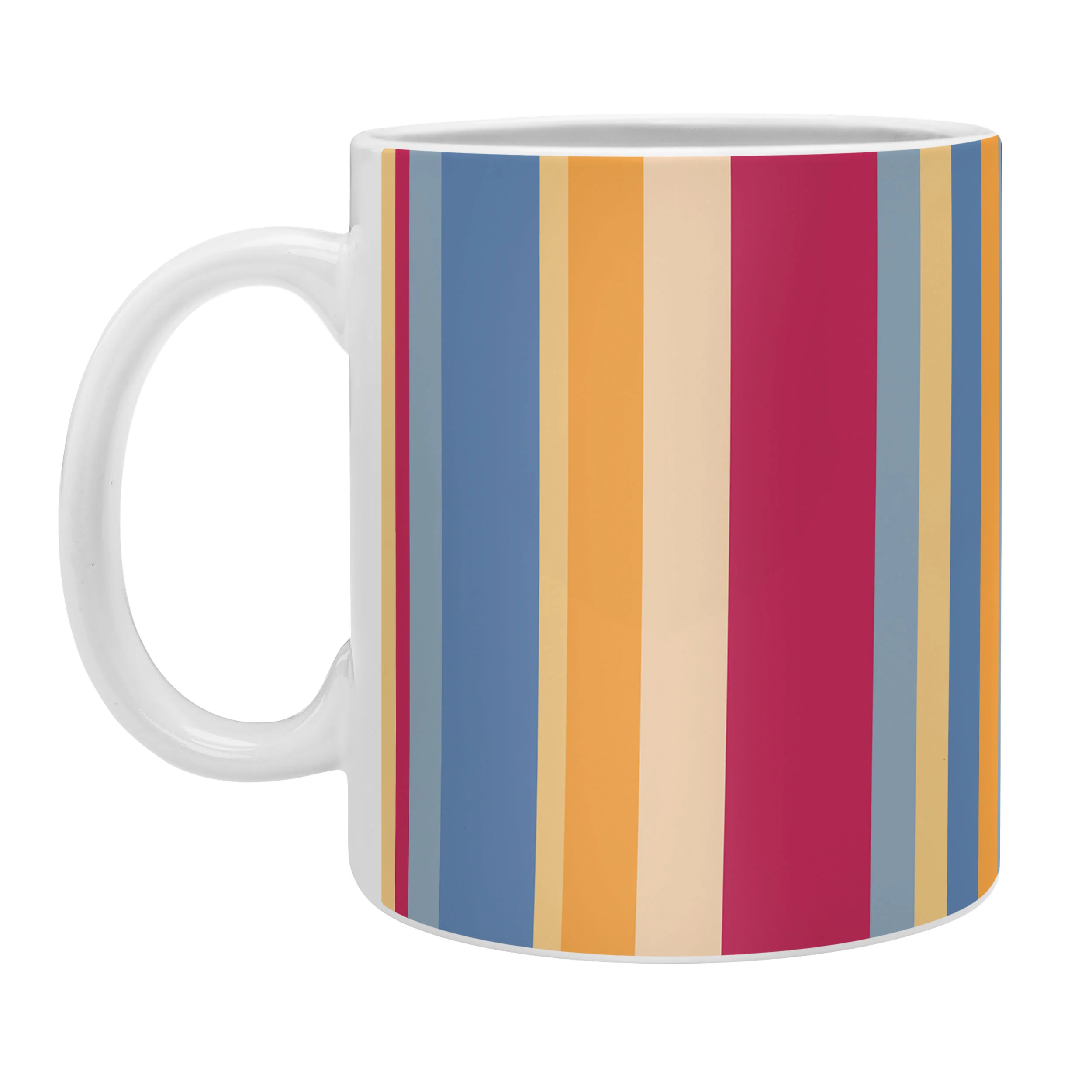 Colour Poems Classic Retro Stripes I Coffee Mug - Image 2