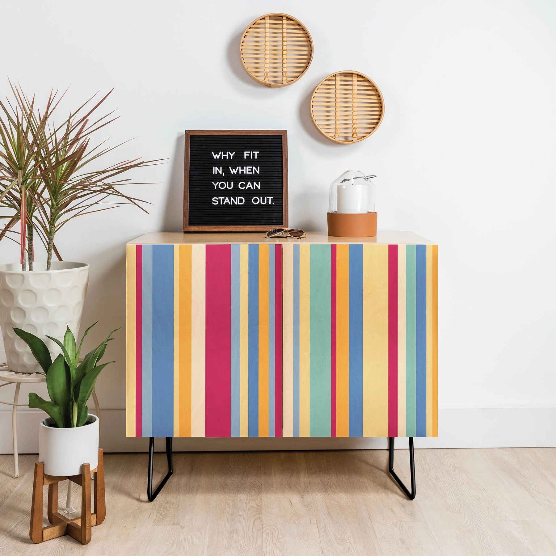 Colour Poems Classic Retro Stripes I Credenza - Image 12